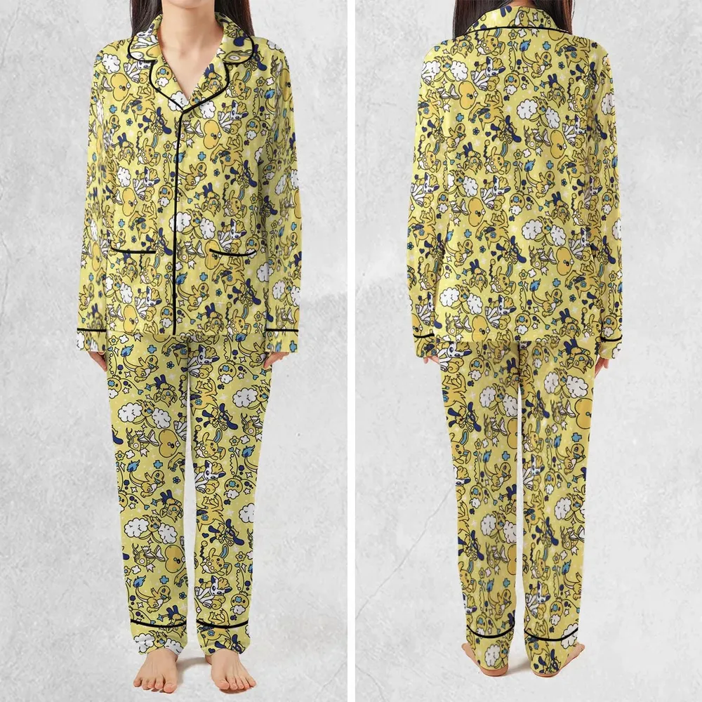 Shiny Magikarp Pokemon Pattern Pajamas Set - 2