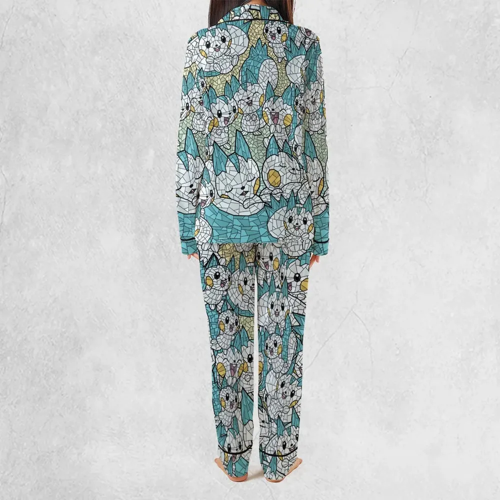 Pachirisu Stained Glass Pokemon Pajamas Set - 4
