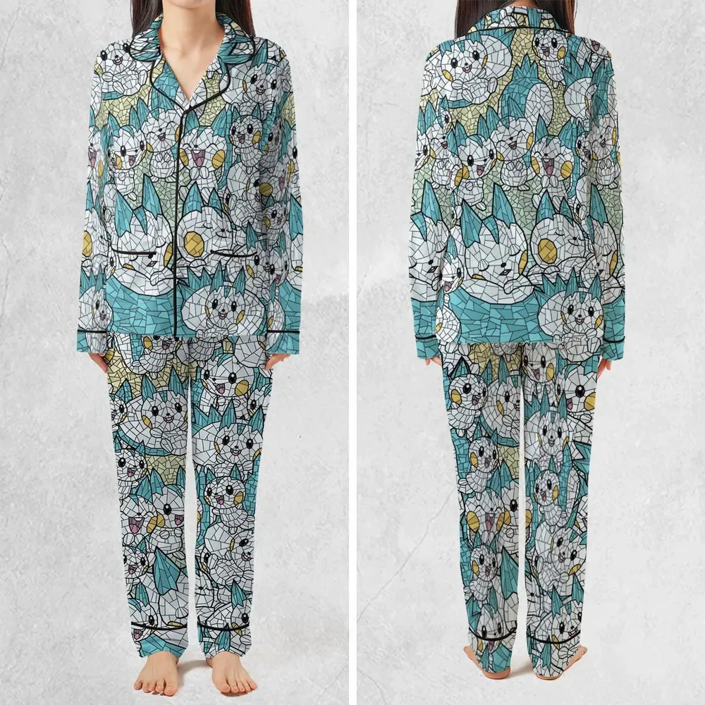 Pachirisu Stained Glass Pokemon Pajamas Set - 2