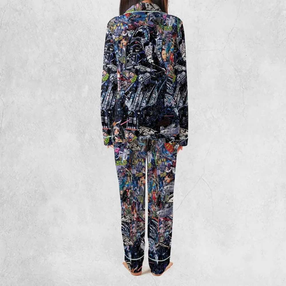Star Wars Darth Vader All in One Pajamas Set - 4