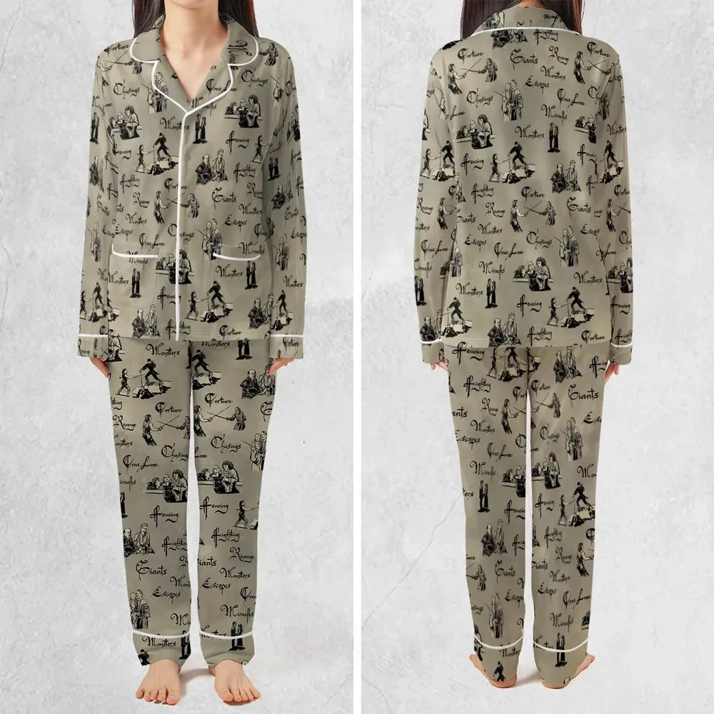 Hencing Fighting The Princess Bride Pajamas Set - 2