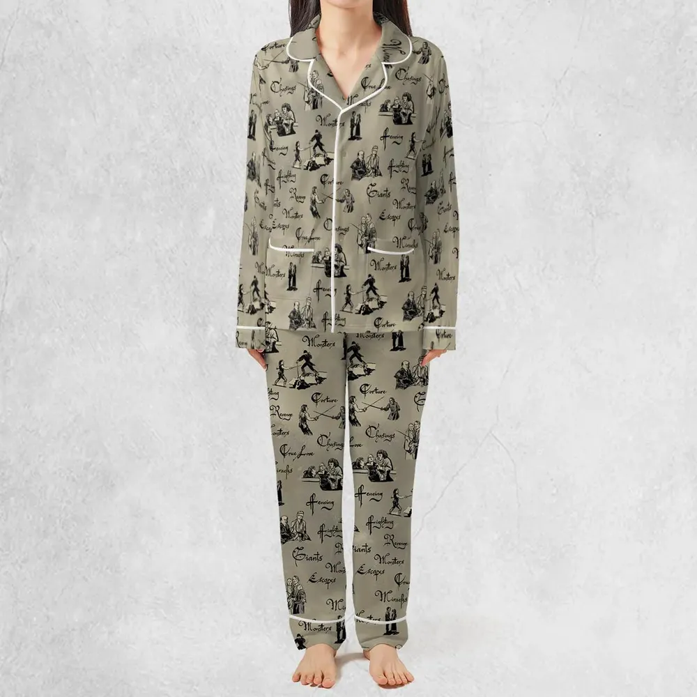 Hencing Fighting The Princess Bride Pajamas Set - 3