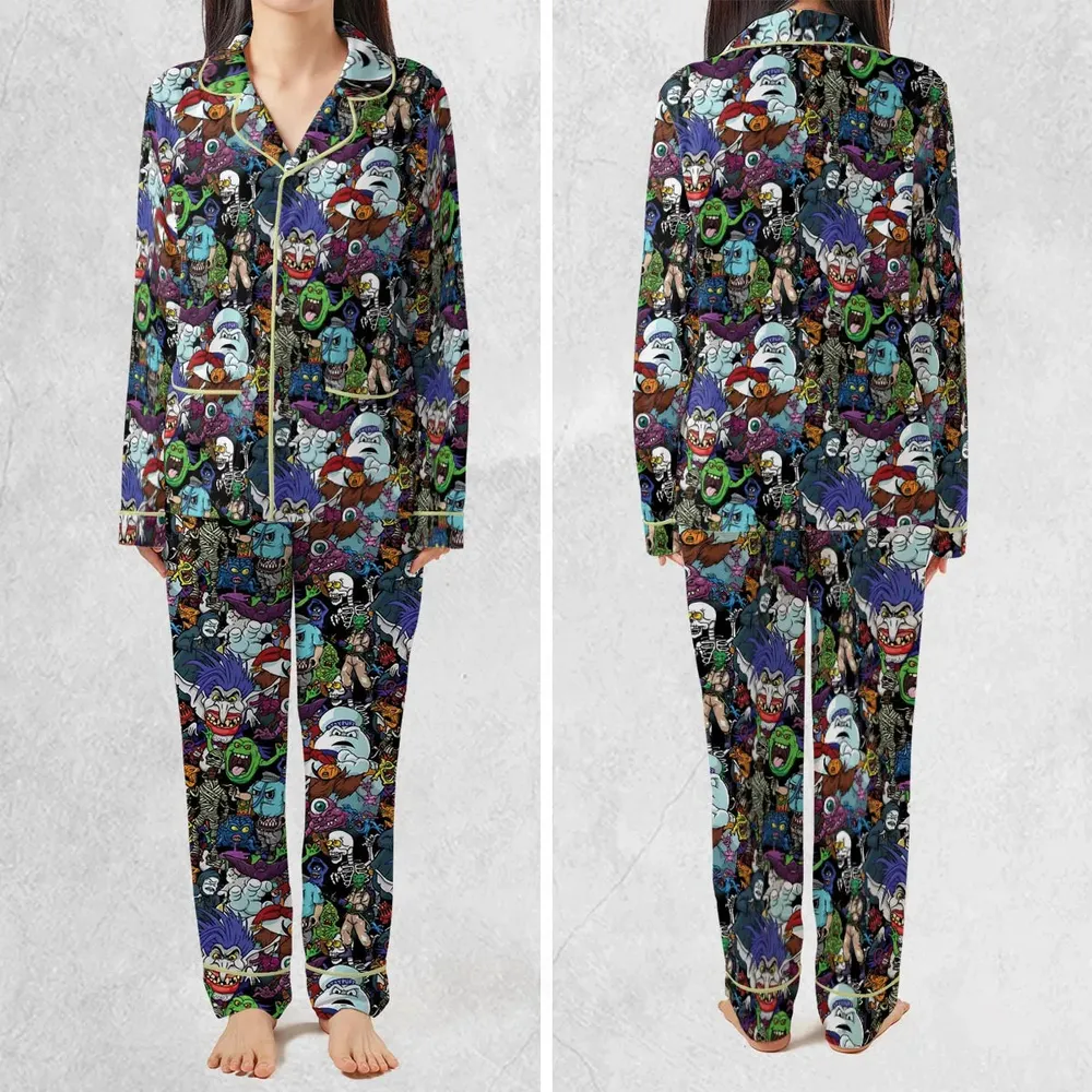 I Ain't Afraid Of No Ghosts Pajamas Set - 2