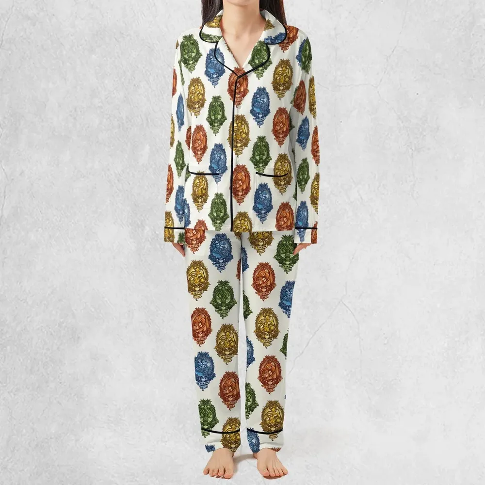 Water Grass Electric Fire I Choose Pattern Pajamas Set - 3