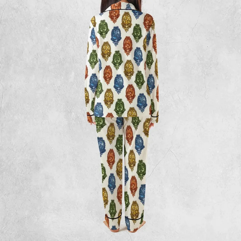 Water Grass Electric Fire I Choose Pattern Pajamas Set - 4
