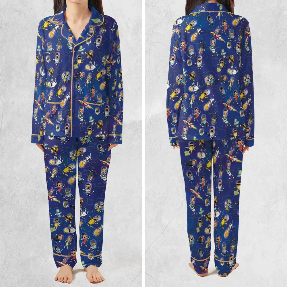Outer Space Bob's Burgers Pajamas Set - 2
