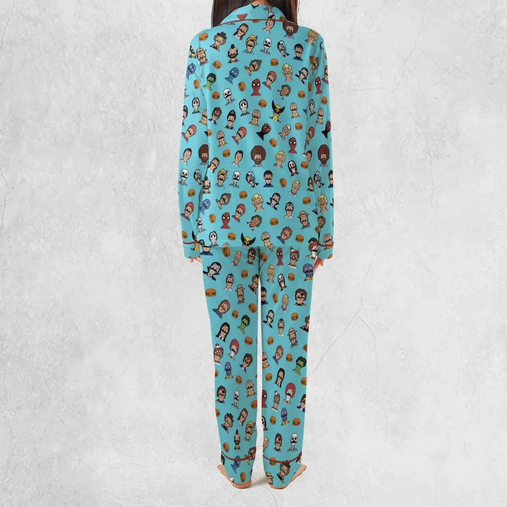 Many Faces of Bob's Burger Pajamas Set - 4
