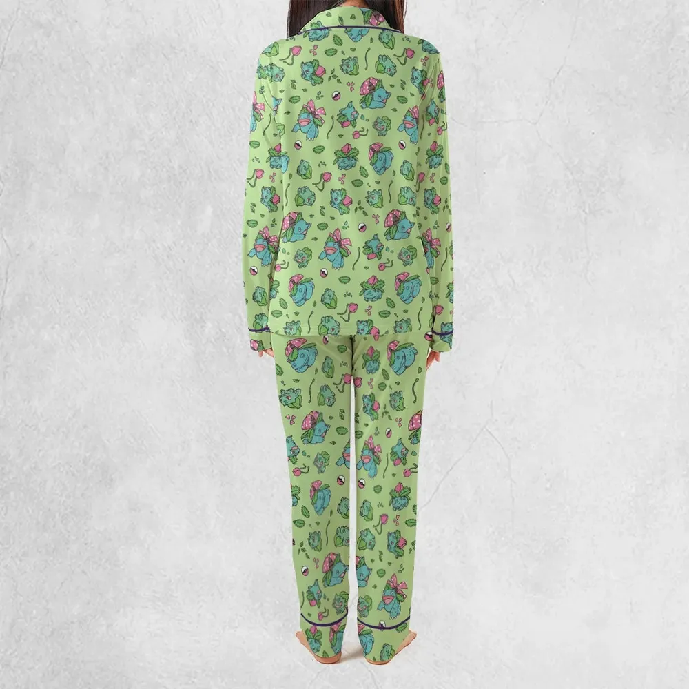 Venusaur Ivysaur and Bulbasaur Pokemon Pajamas Set - 4