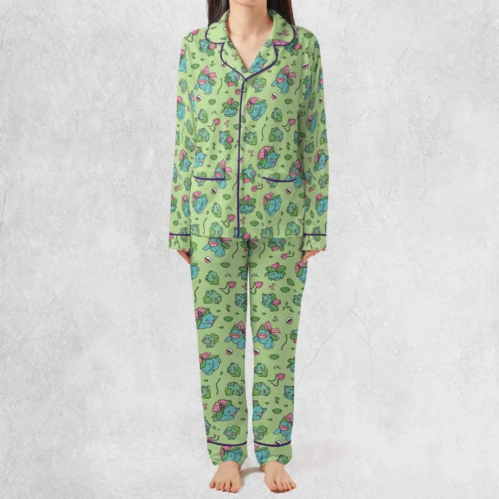 Venusaur Ivysaur and Bulbasaur Pokemon Pajamas Set - 3