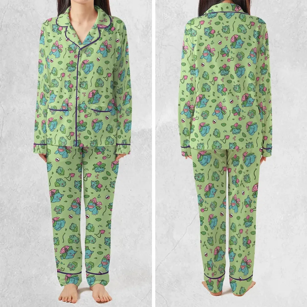 Venusaur Ivysaur and Bulbasaur Pokemon Pajamas Set - 2