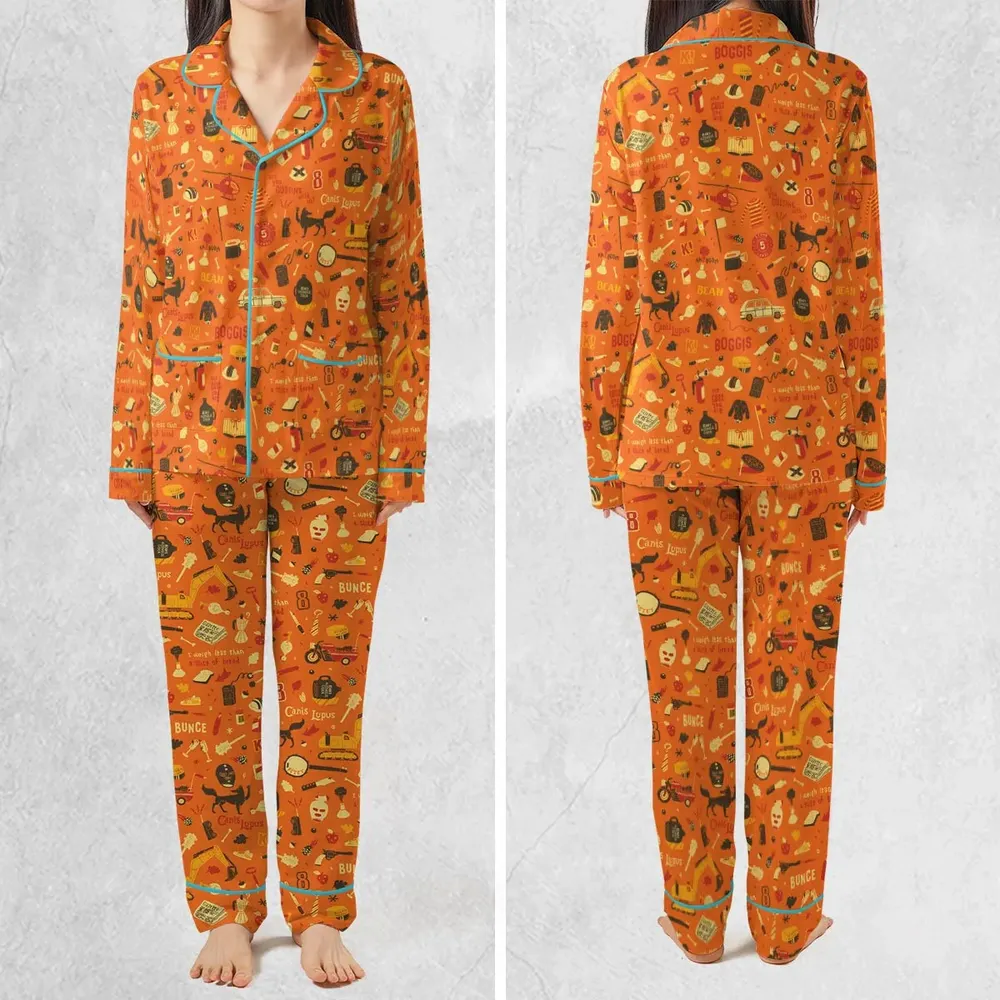 Fantastic Mr. Fox Pattern Pajamas Set - 2