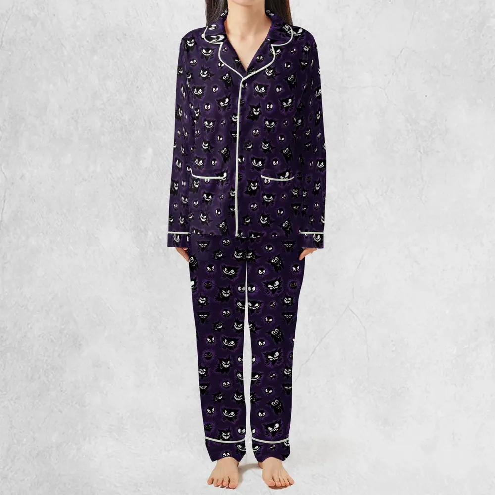 Gastly Haunter and Gengar Pokemon Pattern Pajamas Set - 3