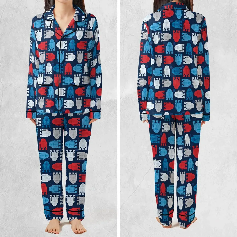 R2-D2 Star Wars 4th of July Pattern Pajamas Set - 2