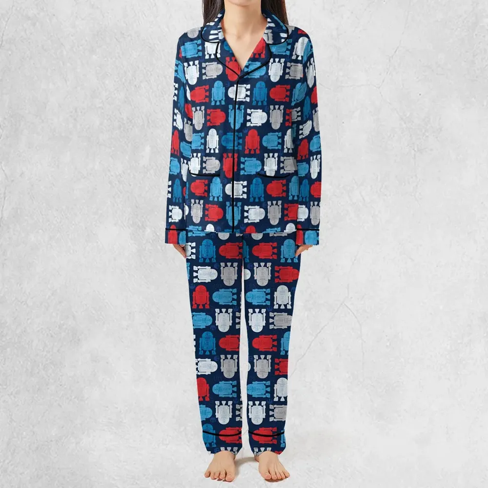 R2-D2 Star Wars 4th of July Pattern Pajamas Set - 3