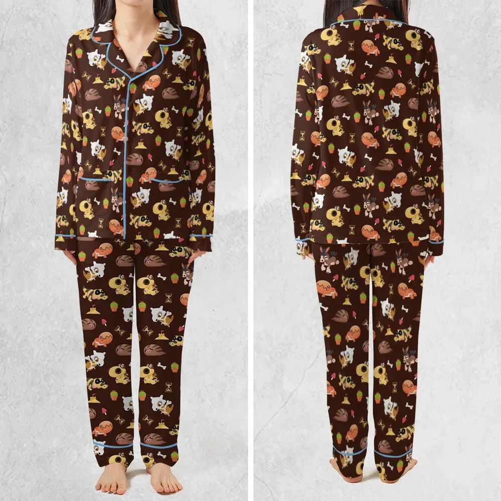 Ground Type Pokemon Pattern Pajamas Set - 2