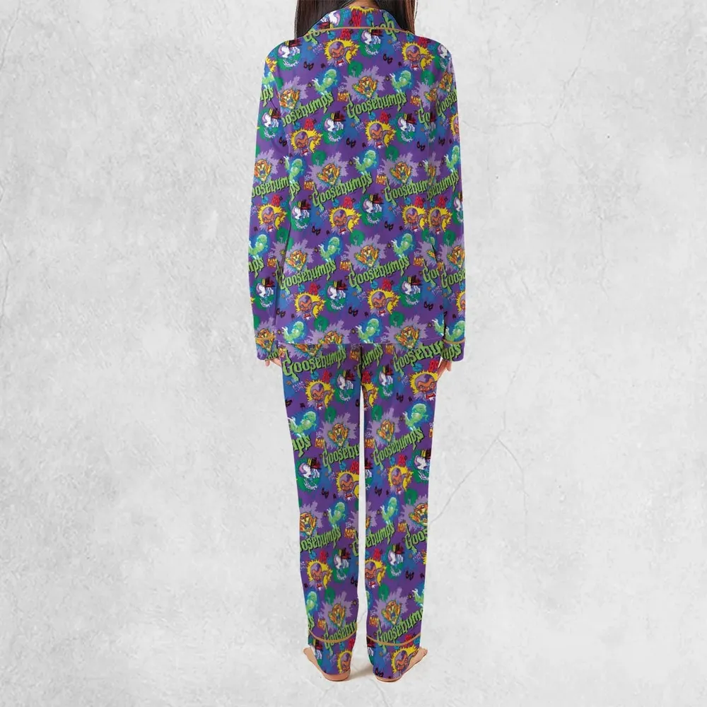 You Can't Scare Me Goosebumps Pajamas Set - 4