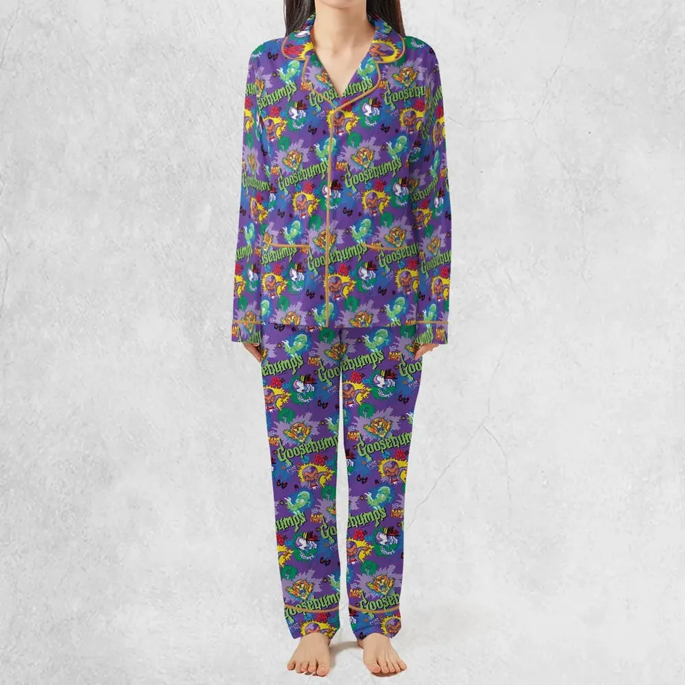 You Can't Scare Me Goosebumps Pajamas Set - 3