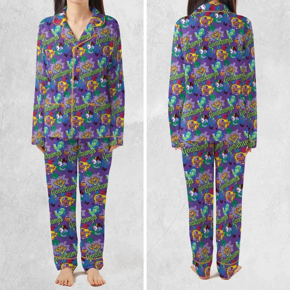 You Can't Scare Me Goosebumps Pajamas Set - 2