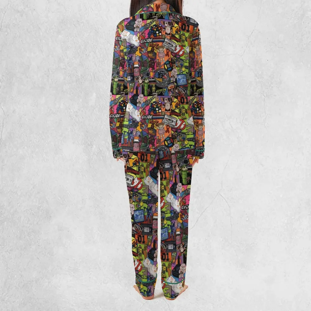 The 1980's. The Decade Of Greed Pajamas Set - 4