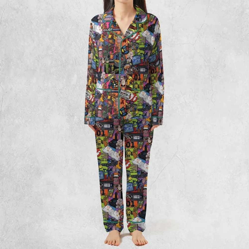 The 1980's. The Decade Of Greed Pajamas Set - 3