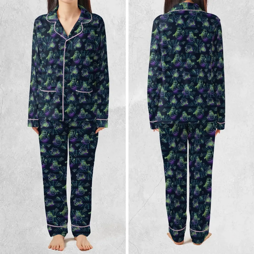 The Real Ghostbusters Slimer Classics Retro Pajamas Set - 2