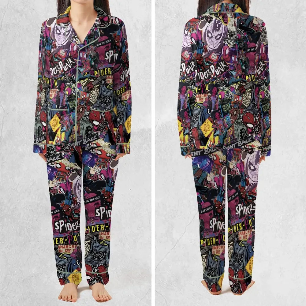 Spider-Punk Get Punked Across Spider-Verse Pajamas Set - 2