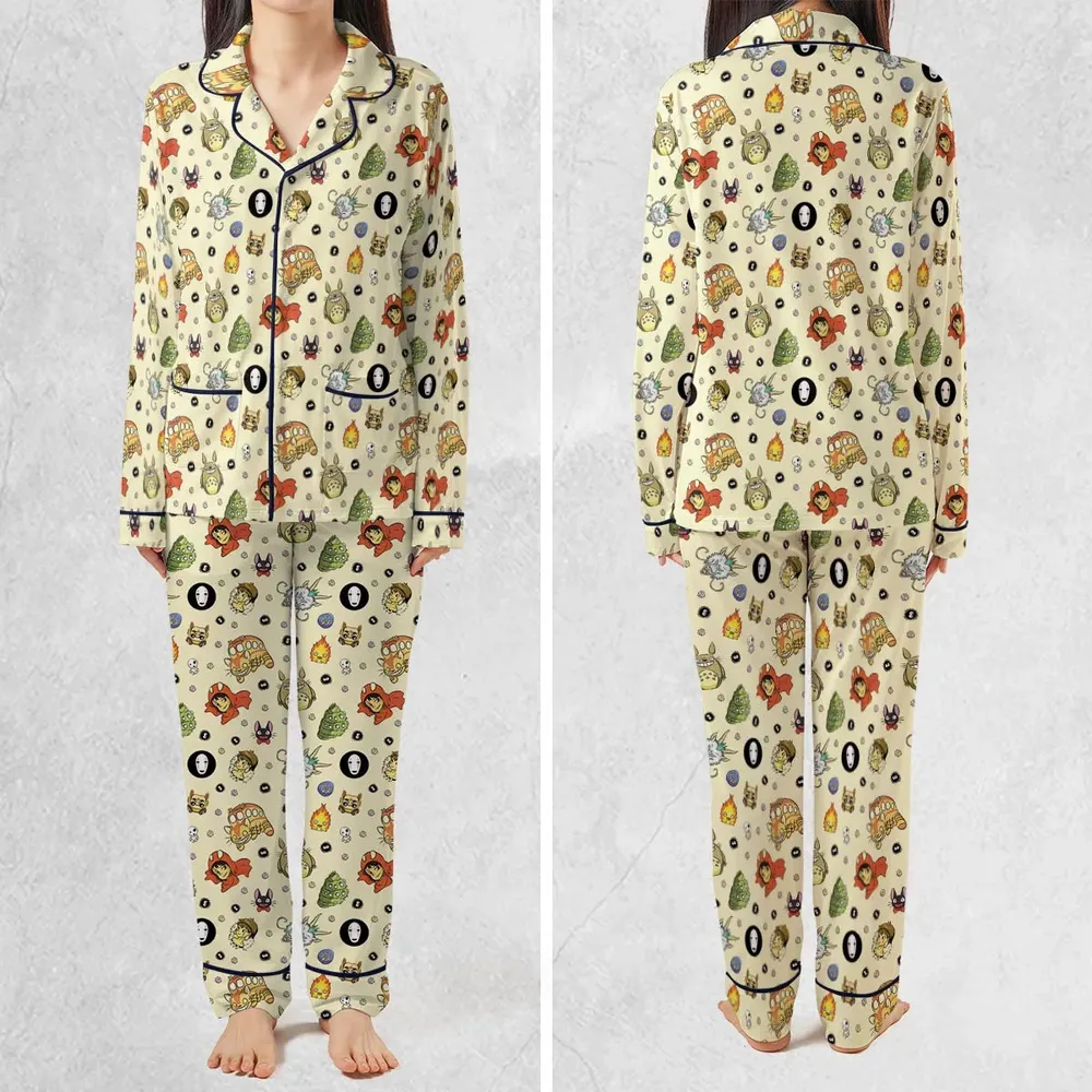 Ghiblipalooza Ghibli Themed Pajamas Set - 2