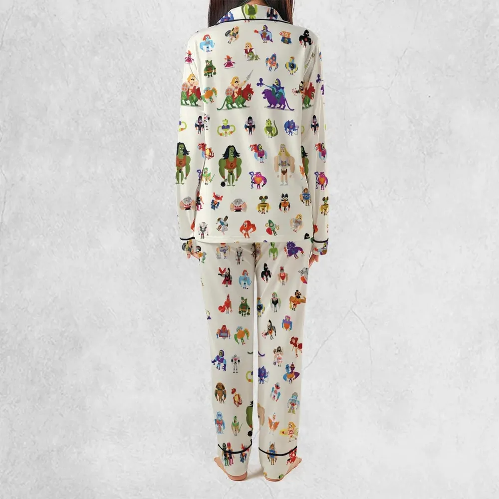 He-Man & Masters Of The Universe Characters Pattern Pajamas Set - 4