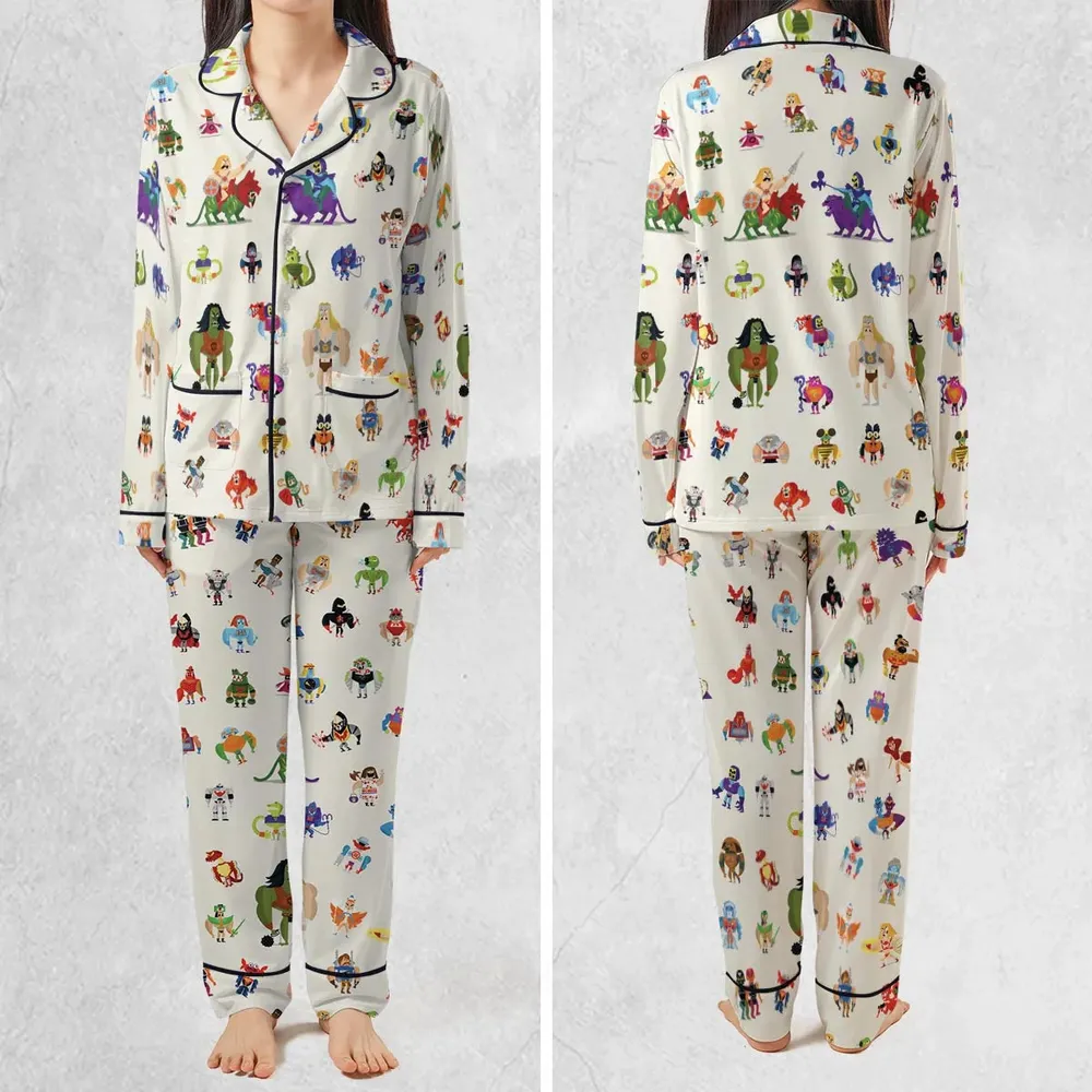 He-Man & Masters Of The Universe Characters Pattern Pajamas Set - 2