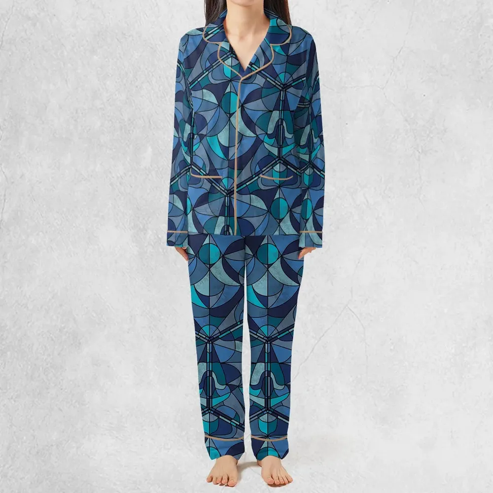 Stained Glass Monster RPG Pajamas Set - 3