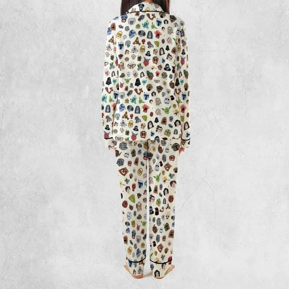 Star Wars Collage Pattern Pajamas Set - 4