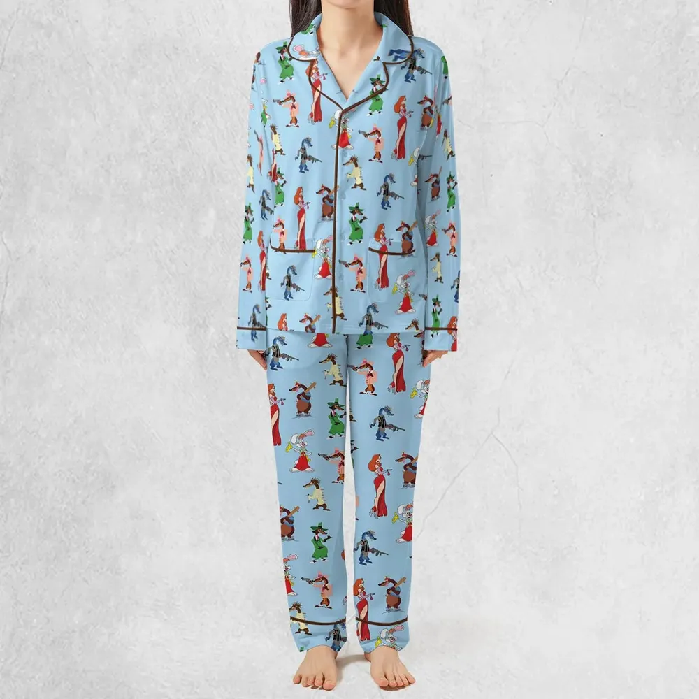 Roger Rabbit Jessica Rabbit The Weasels Who Framed Roger Rabbit Pajamas Set - 3
