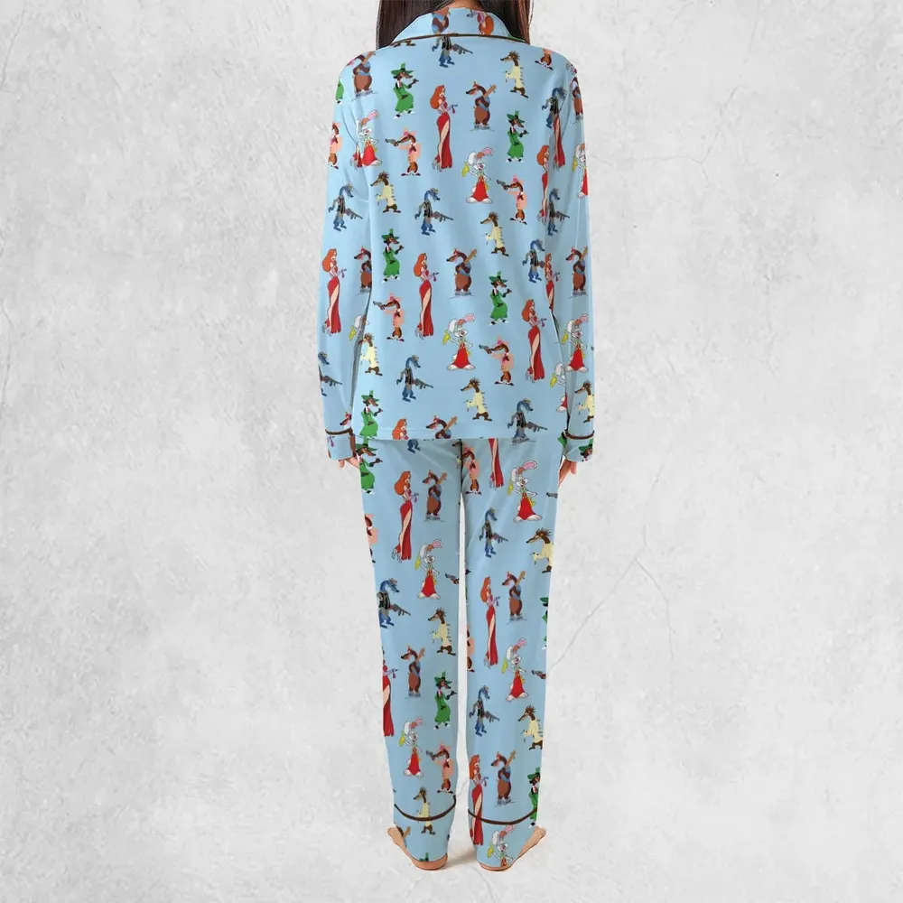 Roger Rabbit Jessica Rabbit The Weasels Who Framed Roger Rabbit Pajamas Set - 4