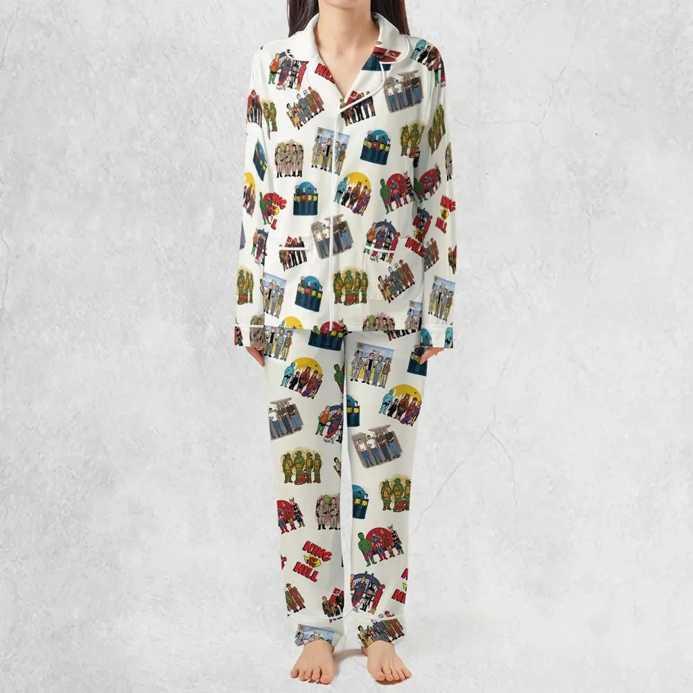 Hank Hill's Friends King Of The Hill Parody Pajamas Set - 3