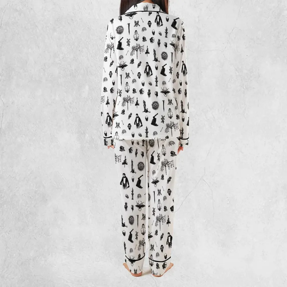 Nosferatu Pattern Pajamas Set - 4