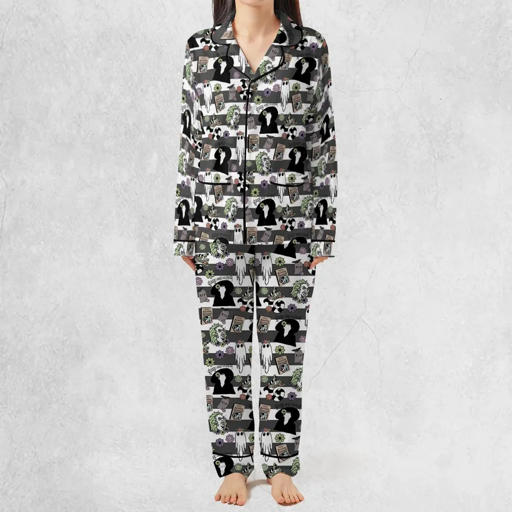 It's Showtime Halloween Beetlejuice Pajamas Set - 3
