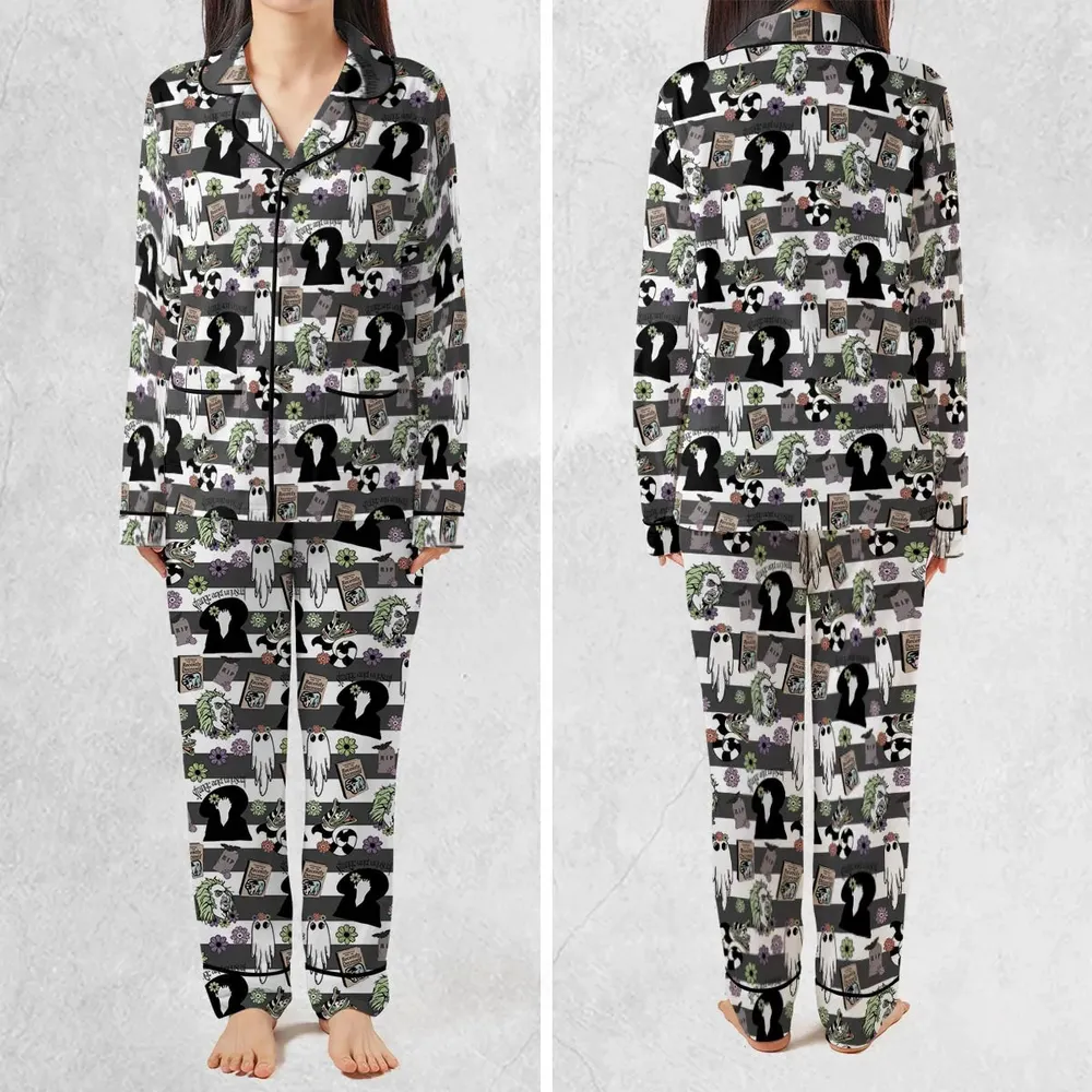 It's Showtime Halloween Beetlejuice Pajamas Set - 2