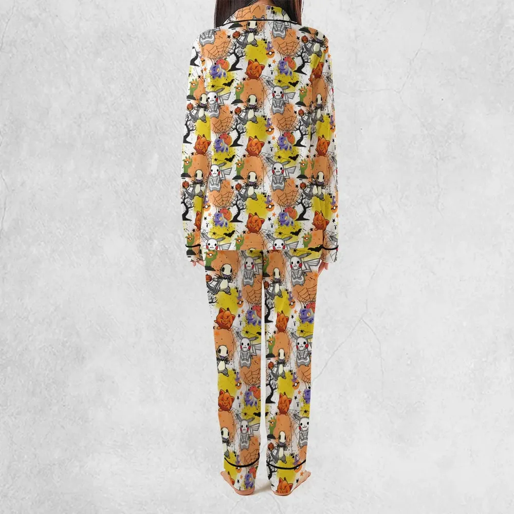 Spooky Costume Pikachu Charmander Jigglypuff Bulbasaur Pokemon Pajamas Set - 4