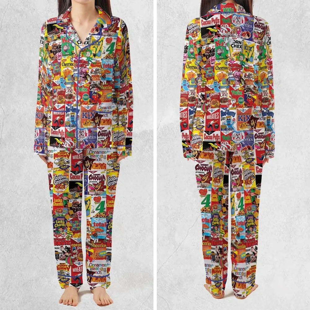 Popular Cereal Boxes Pajamas Set - 2