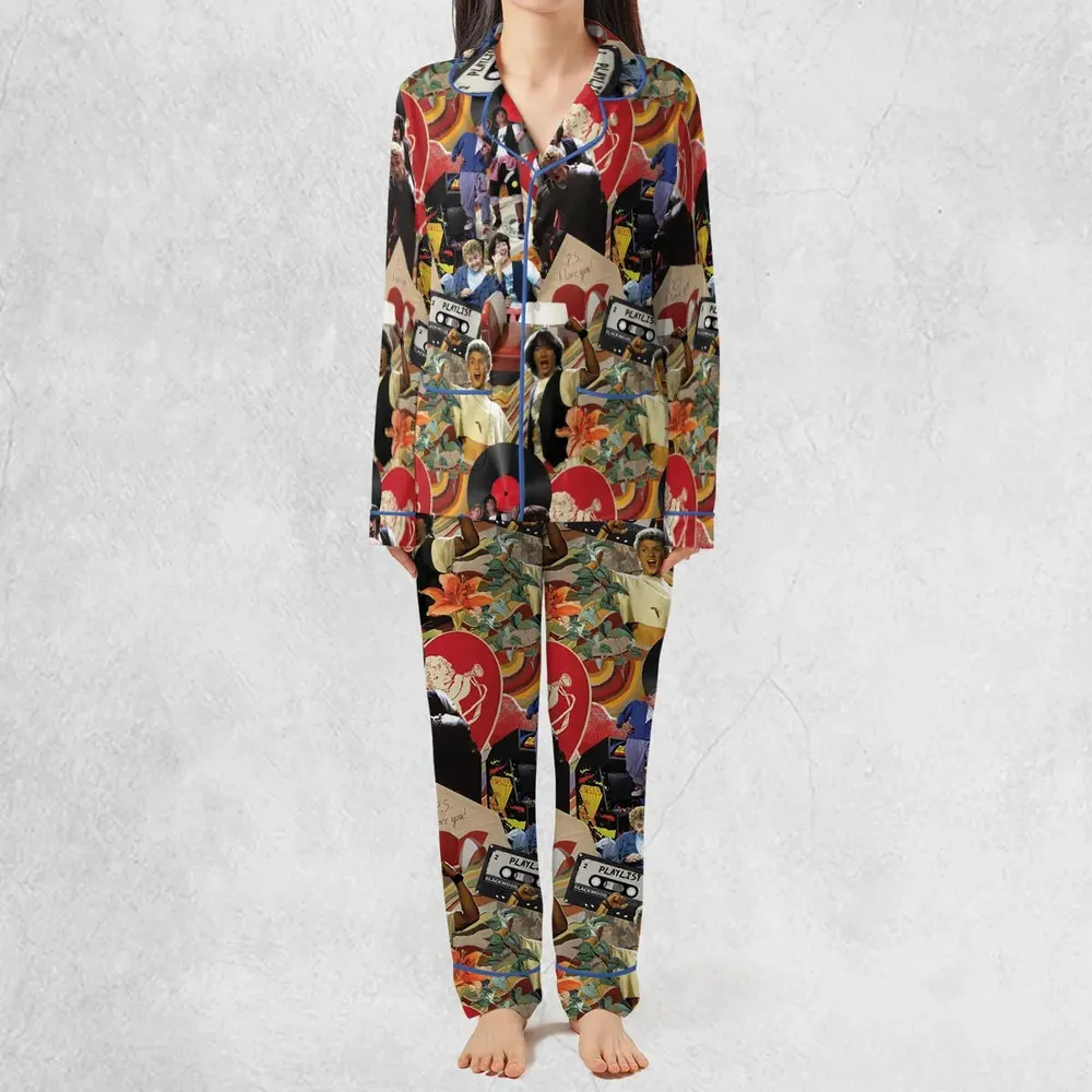 Vintage Collage Bill and Ted Pajamas Set - 3