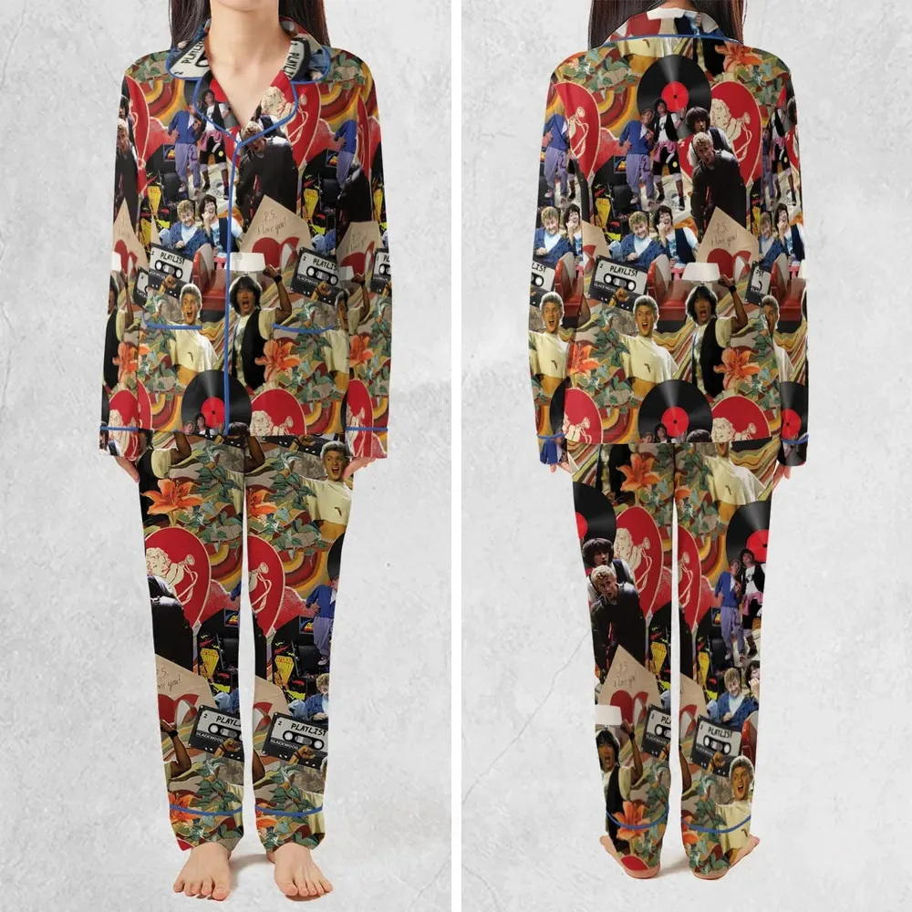 Vintage Collage Bill and Ted Pajamas Set - 2