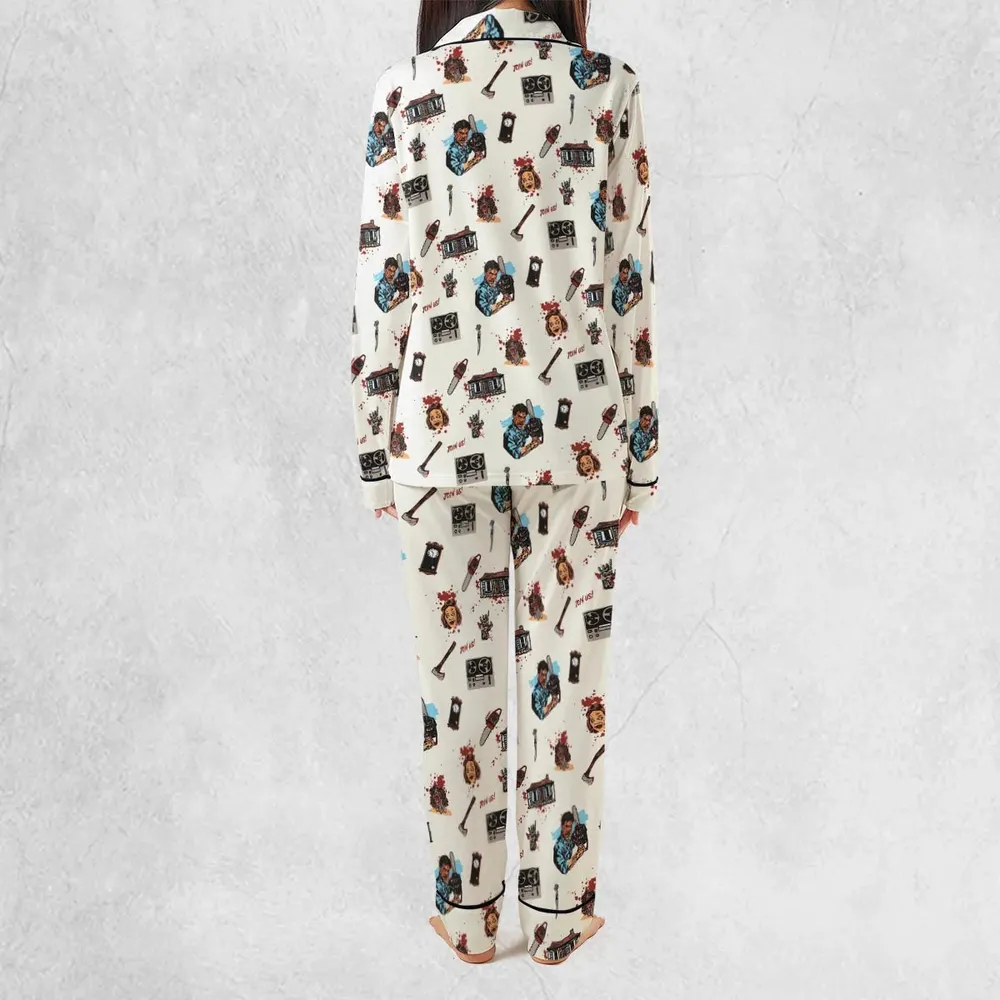 Supernatural Horror Evil Dead Halloween Pajamas Set - 4