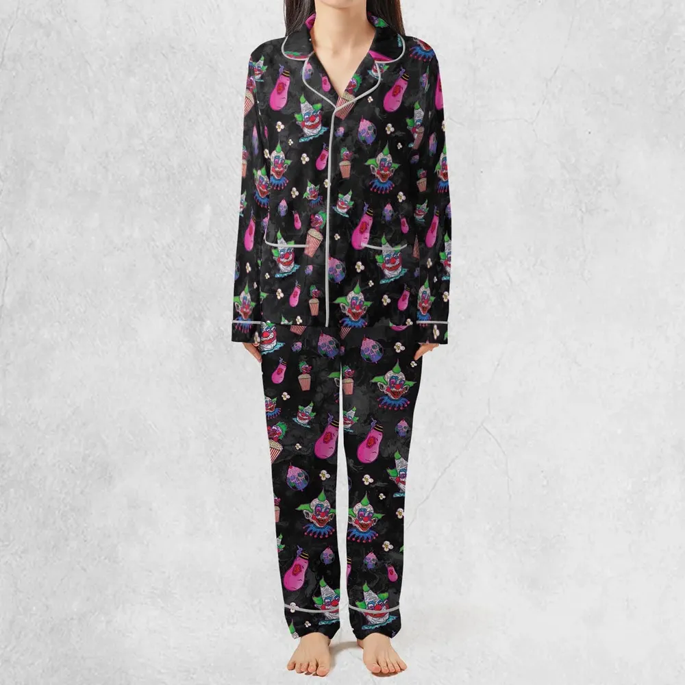 Space Horror Movie Killer Klowns Outer Pajamas Set - 3