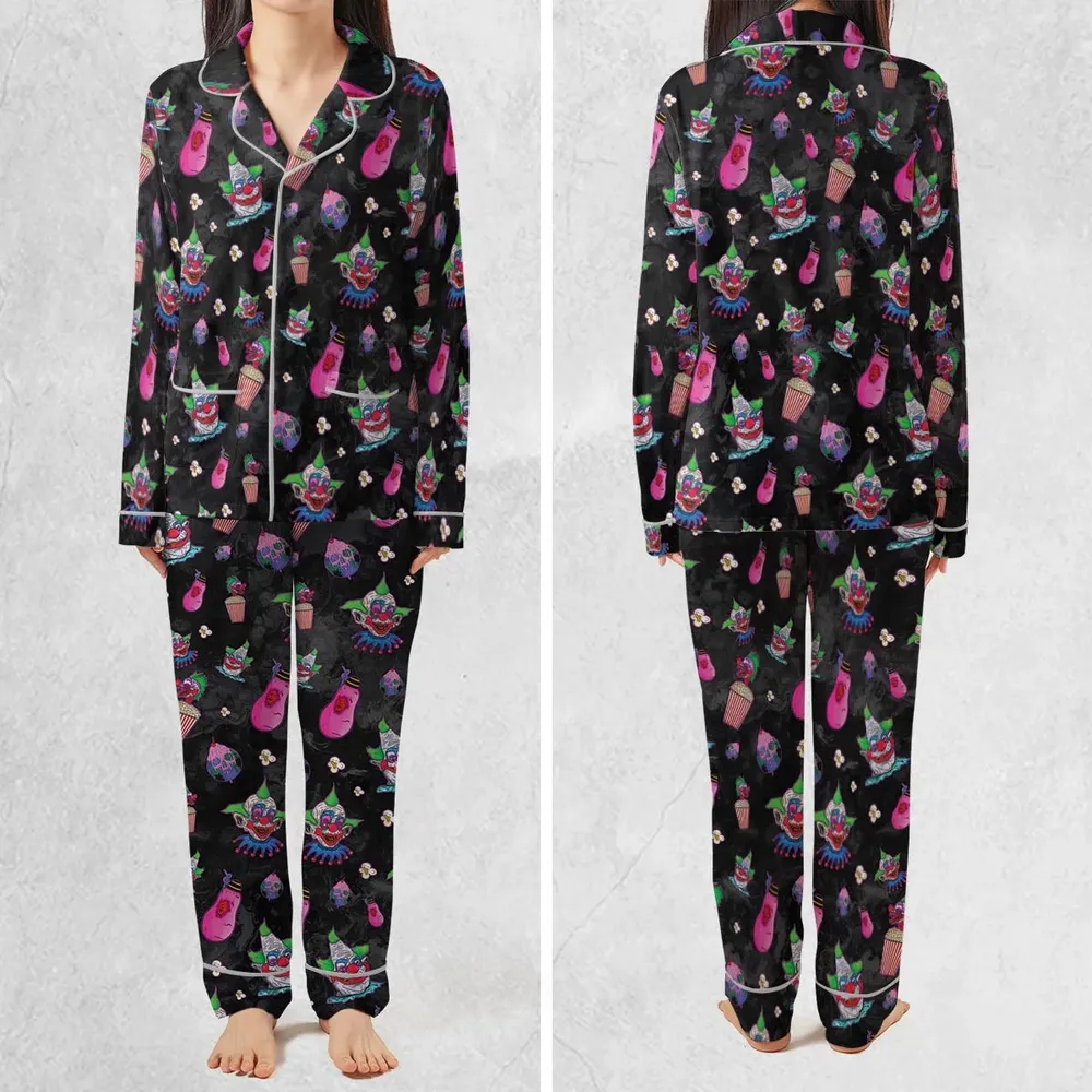 Space Horror Movie Killer Klowns Outer Pajamas Set - 2