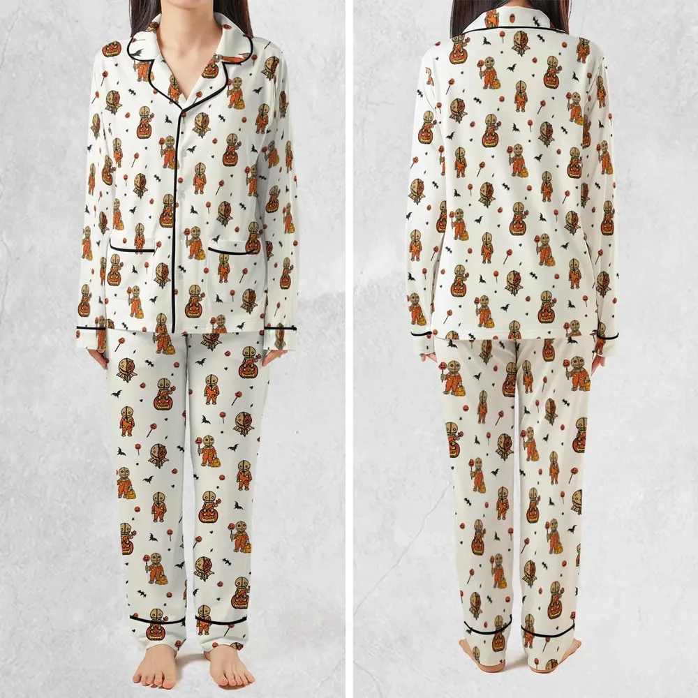Pumpkin Sam Trick 'r Treat Horror Pajamas Set - 2