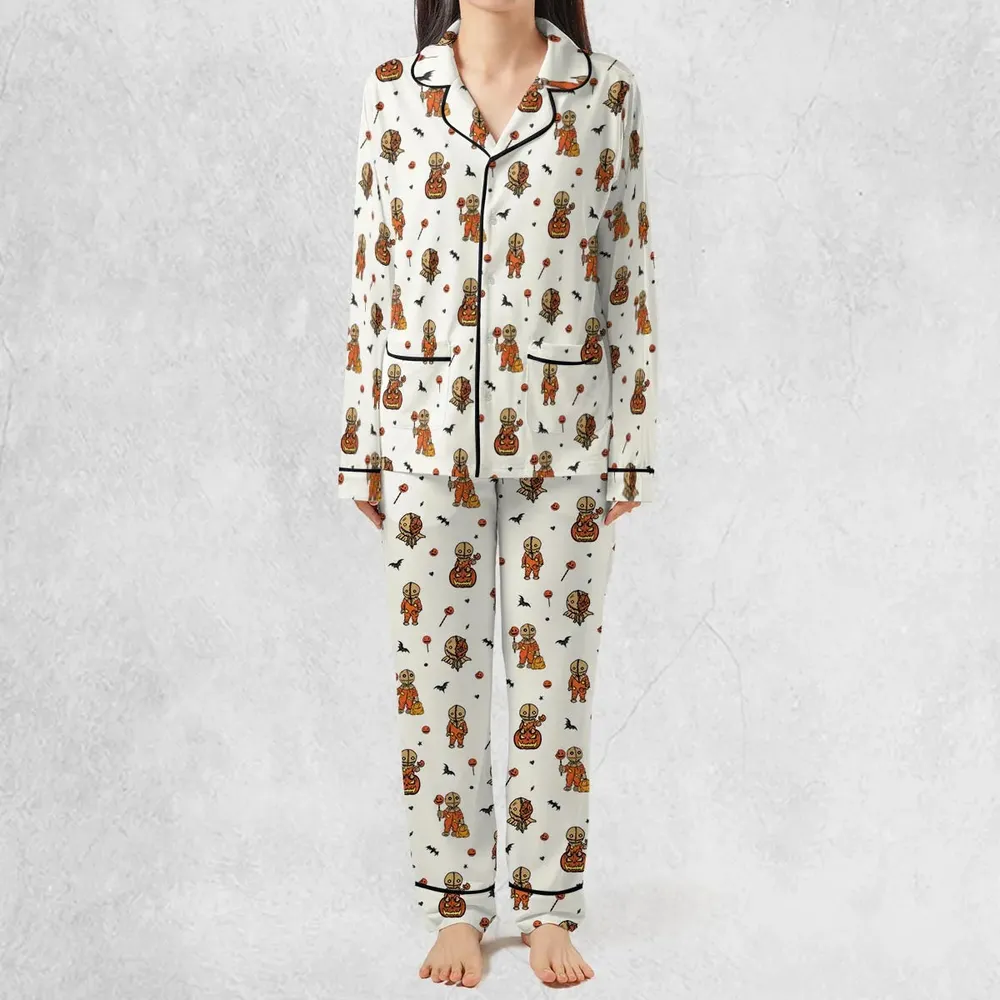 Pumpkin Sam Trick 'r Treat Horror Pajamas Set - 3