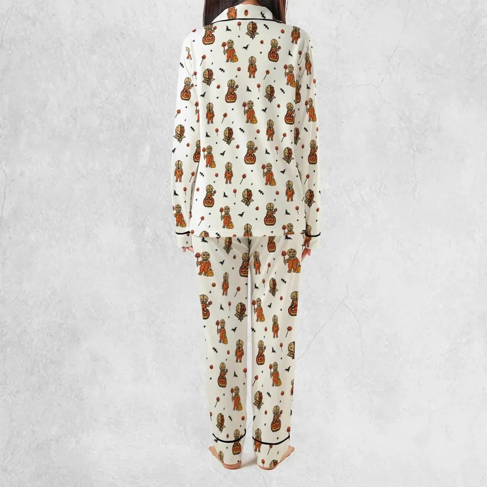Pumpkin Sam Trick 'r Treat Horror Pajamas Set - 4