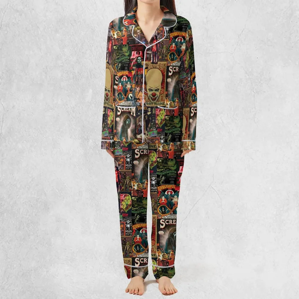 Vintage Scary Pajamas Set - 3