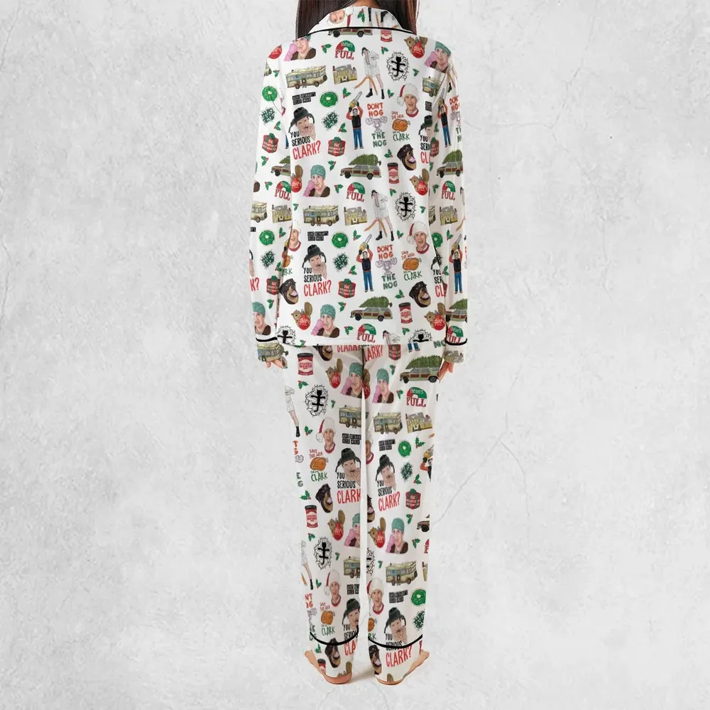 National Lampoon's Christmas Vacation Pattern Pajamas Set - 4