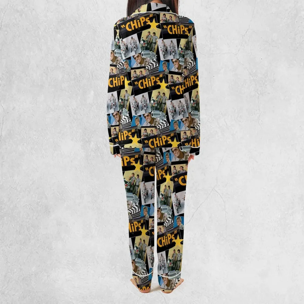 70s Flashback Chips Pajamas Set - 3